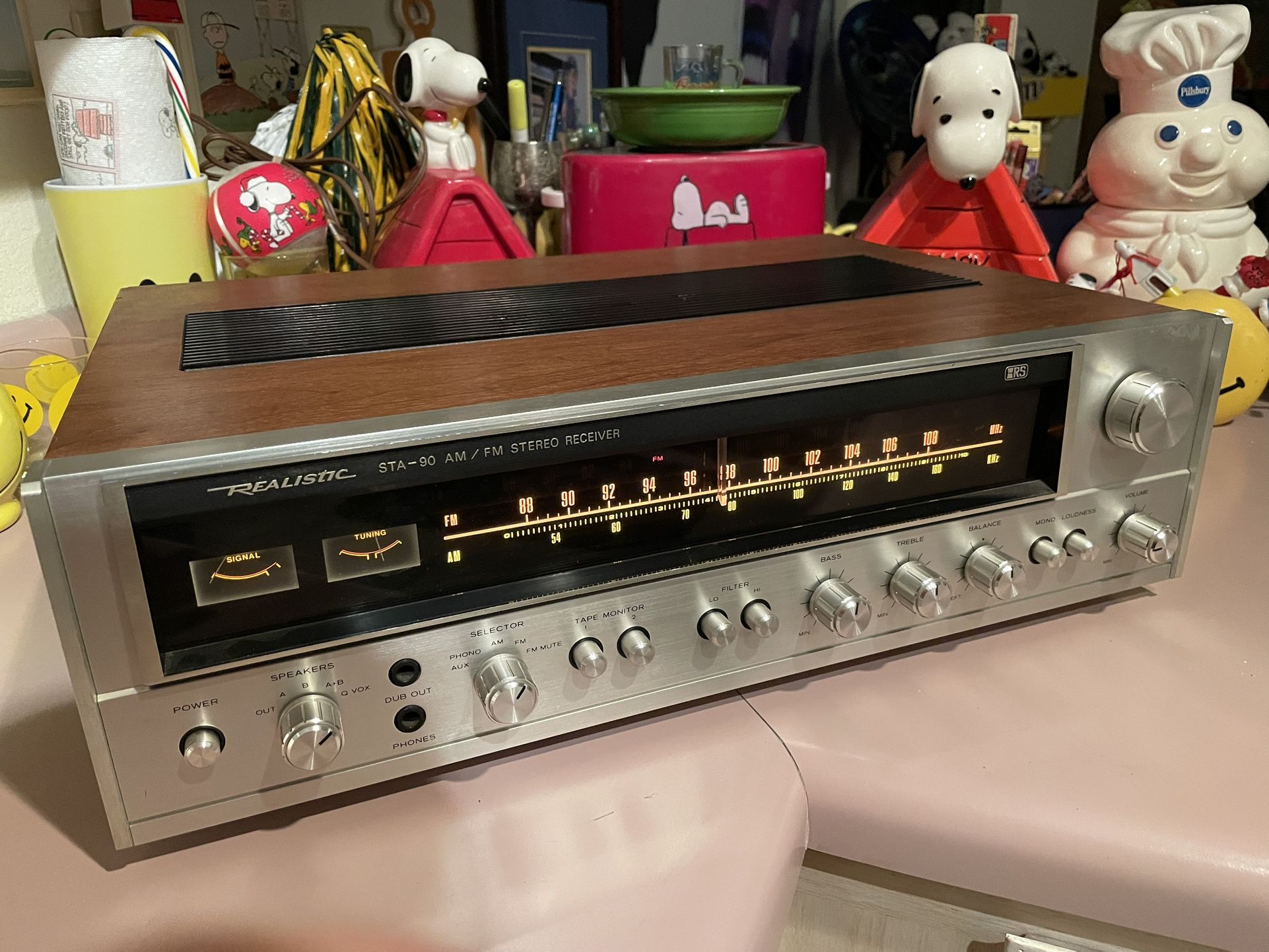 Realistic STA-90 Vintage Stereo Receiver - Beautiful - Clean Condition