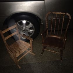 Very Nice Kids Vintage Rocking Chairs Only $20 Each Firm