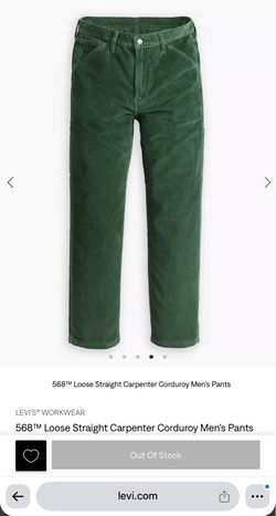 Levi’s 568 Loose Straight Carpenter Corduroy Pants