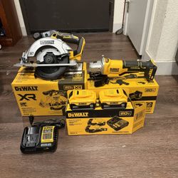 Dewalt 20v XR Cordless Circular Saw /Angle Grinder Kit