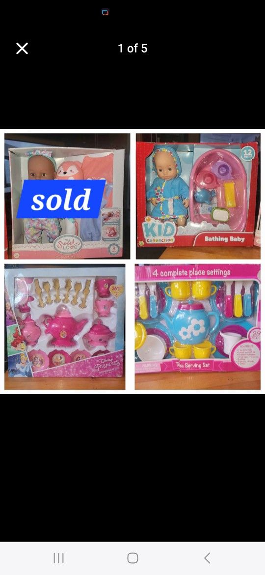 🆕️ SEVERAL TOY SETS. $12 EACH OR $32 FOR ALL