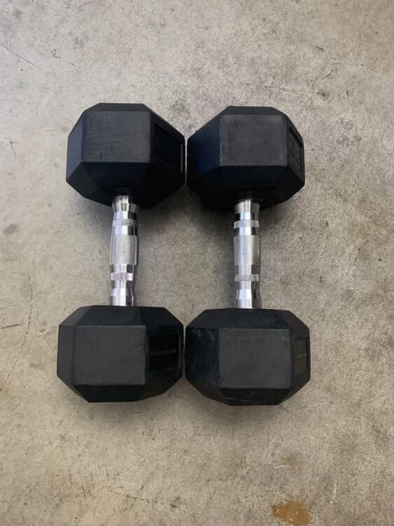Tru Grit Fitness Dumbbells 30lbs