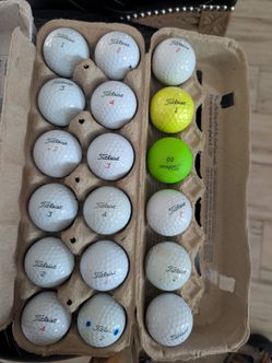 Titleist and Callaway golf balls