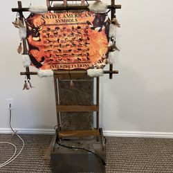 Water Fountain w/ Sign