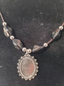 Blank pendant necklace