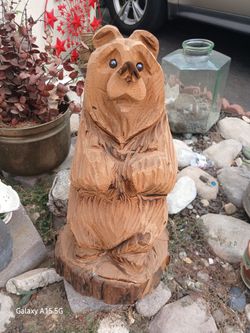 2ft. Carved Bear