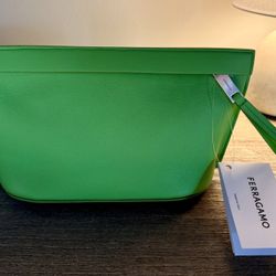 Ferragamo Leather Clutch Purse