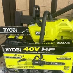 Ryobi 40 V HP Brushless 14" Battery Chainsaw TOOL ONLY