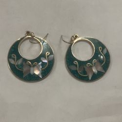 Silver earrings