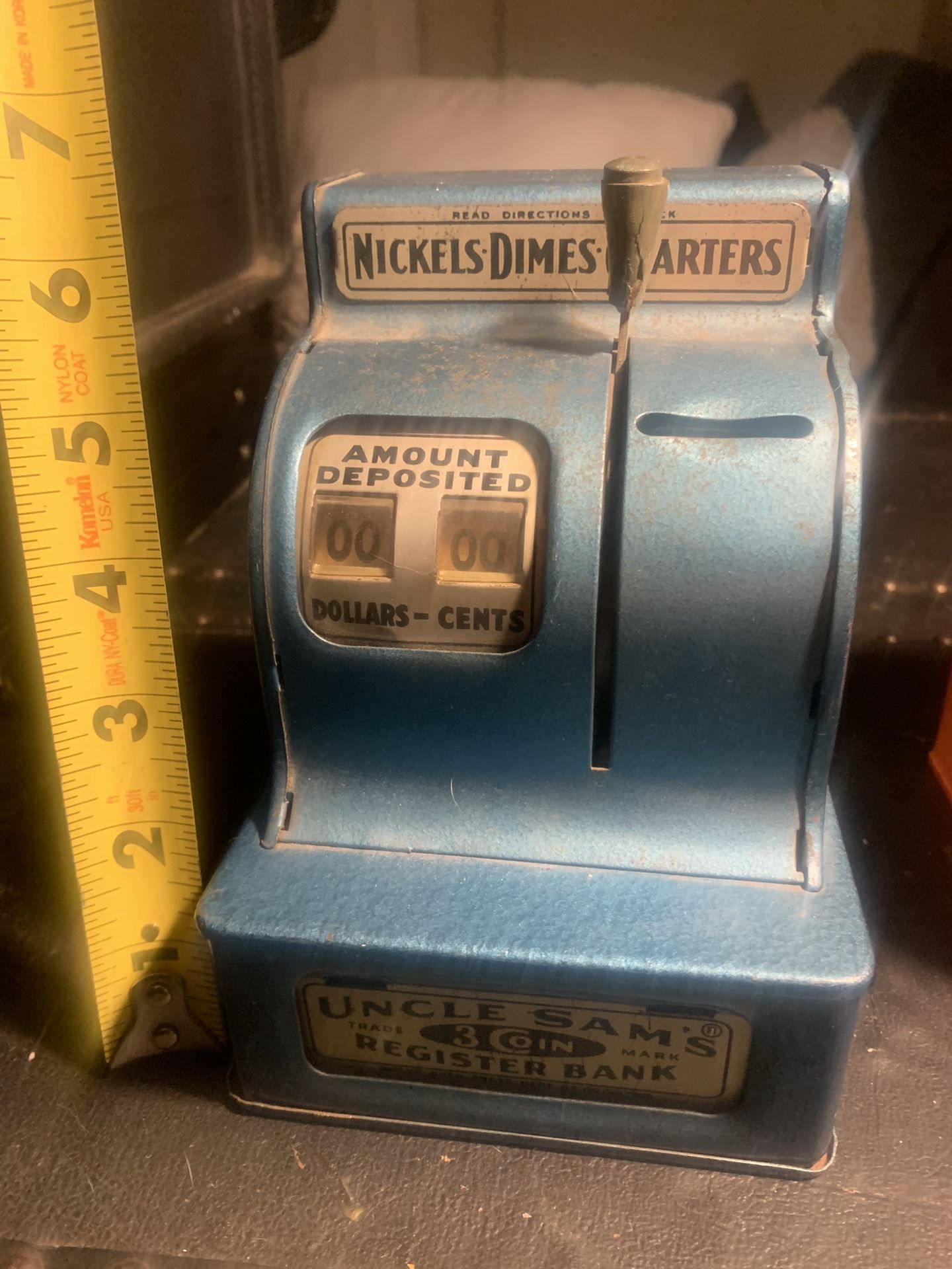 Two Vintage Mechanical Register Piggy Banks.