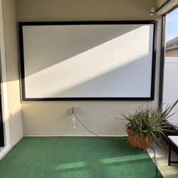 Insignia 100” Projector Screen - Velvet Border