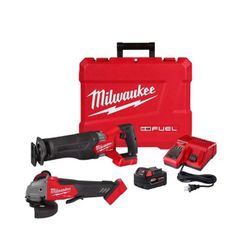 Milwaukee Sawzall One Key And Grinder 