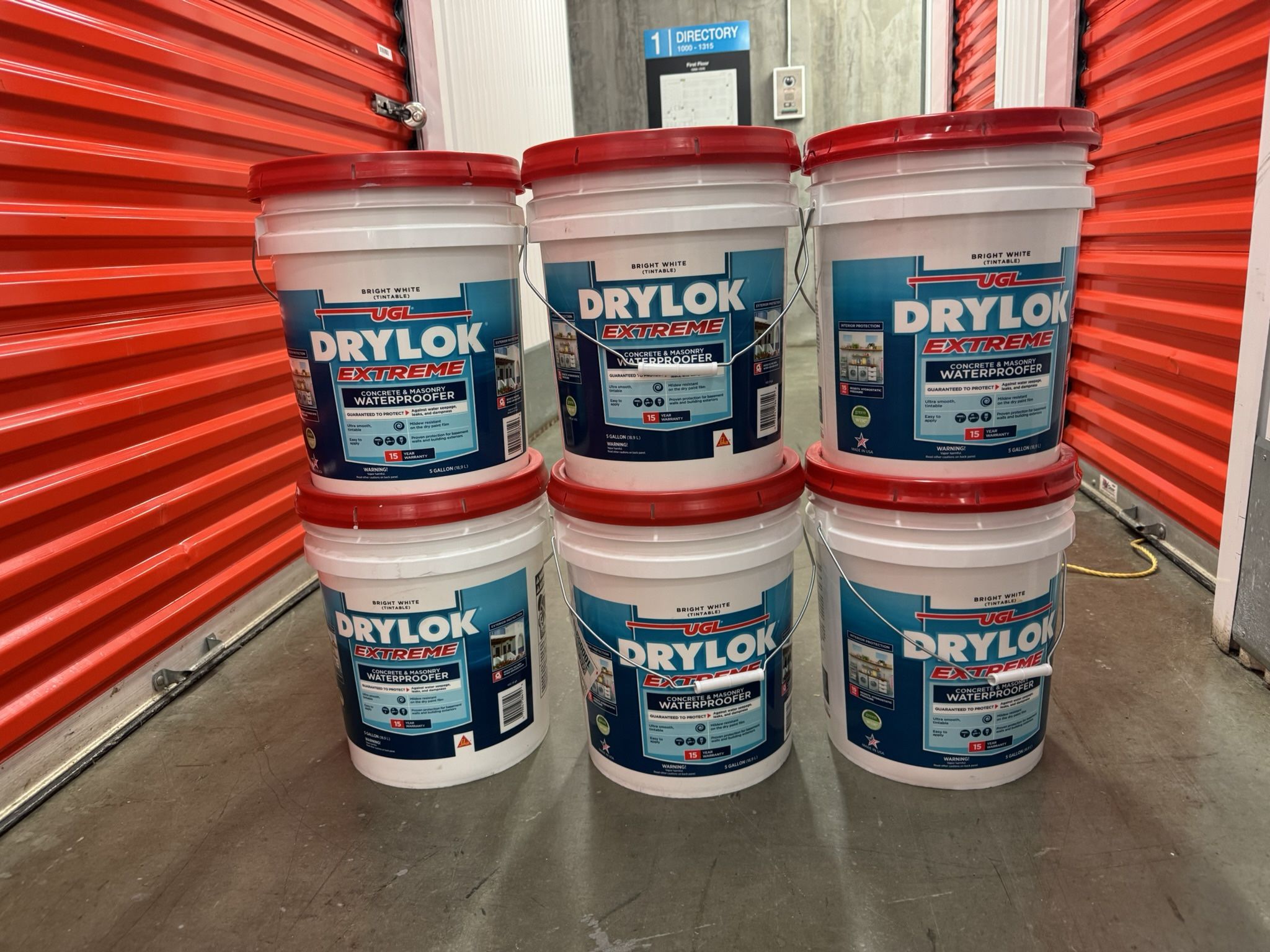 Extreme 5 gal. Bright White Flat Latex Interior/Exterior Basement and Masonry Waterproofer