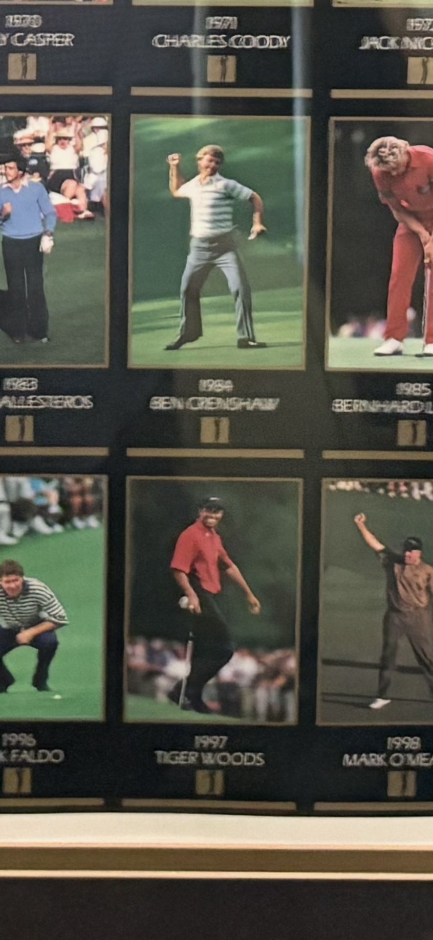 1997 Masters Uncut Sheet