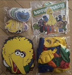 Sesame Street Birthday Party Supplies 