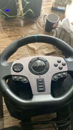 PS4 Steering Wheel With Pedals And Manual Shift Control