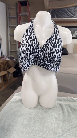 Leopard Halter Top 18w