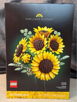 LEGO Botanicals Sunflower Bouquet 11502 Building Set 686 Pcs New Sealed