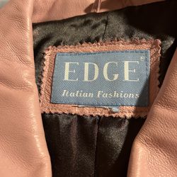 Leather Pink Jacket 