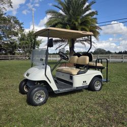 Ezgo Txt Golf Cart 48 Volts 2024 Trogen Batteries  Brand New Rear Seat Kit 20 Mph, 