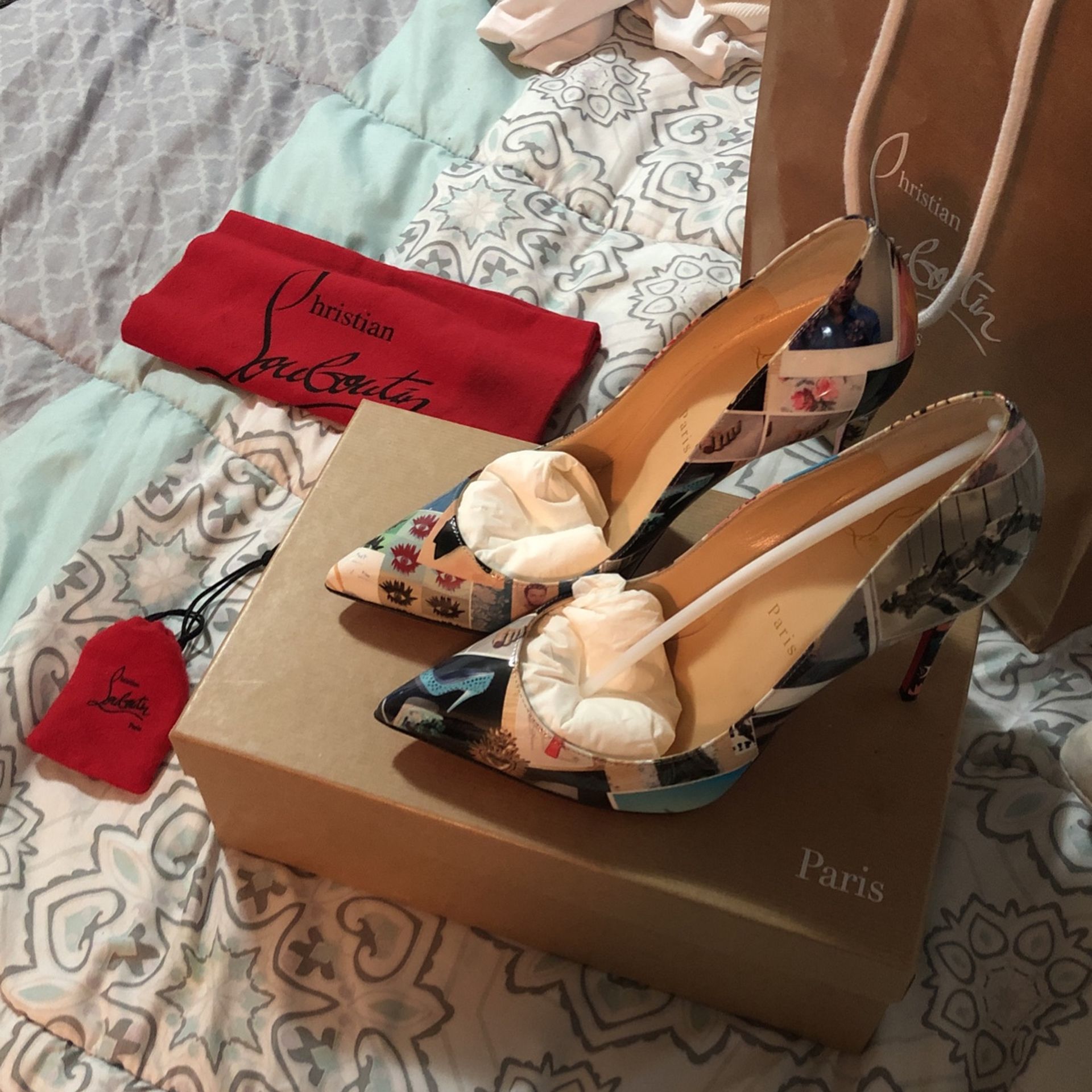 Christian Louboutin Pigalle Follies (Authentic) Red Bottom Heels