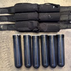 Paintball 6 Pod and co2 Bottle Holder