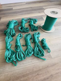 500 Ft Shibari Rope MFP Green Solid Braid Rope From Agreeable Agony Never Used