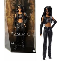 Barbie Aaliyah Signature Music Series Doll Black Faux Leather 2025 IN HAND