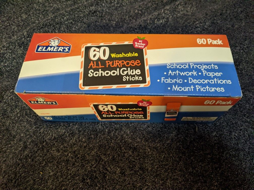 60 Glue Sticks - Brand New Never Used.