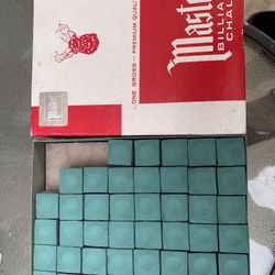 Master Billiard Chalk  One Gross (140) Pieces 