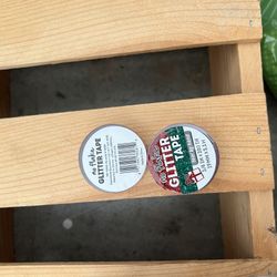 Lot Of 10 Red Glitter Tape