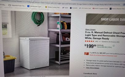 Vissani chest freezer