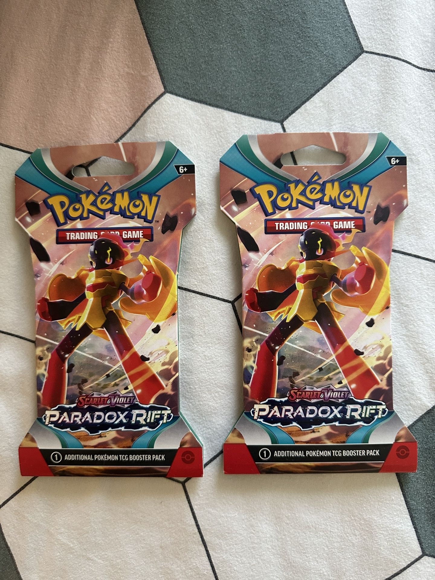 Pokemon TCG: Scarlet & Violet Paradox Rift Sealed Booster Packs (Lot of 2)