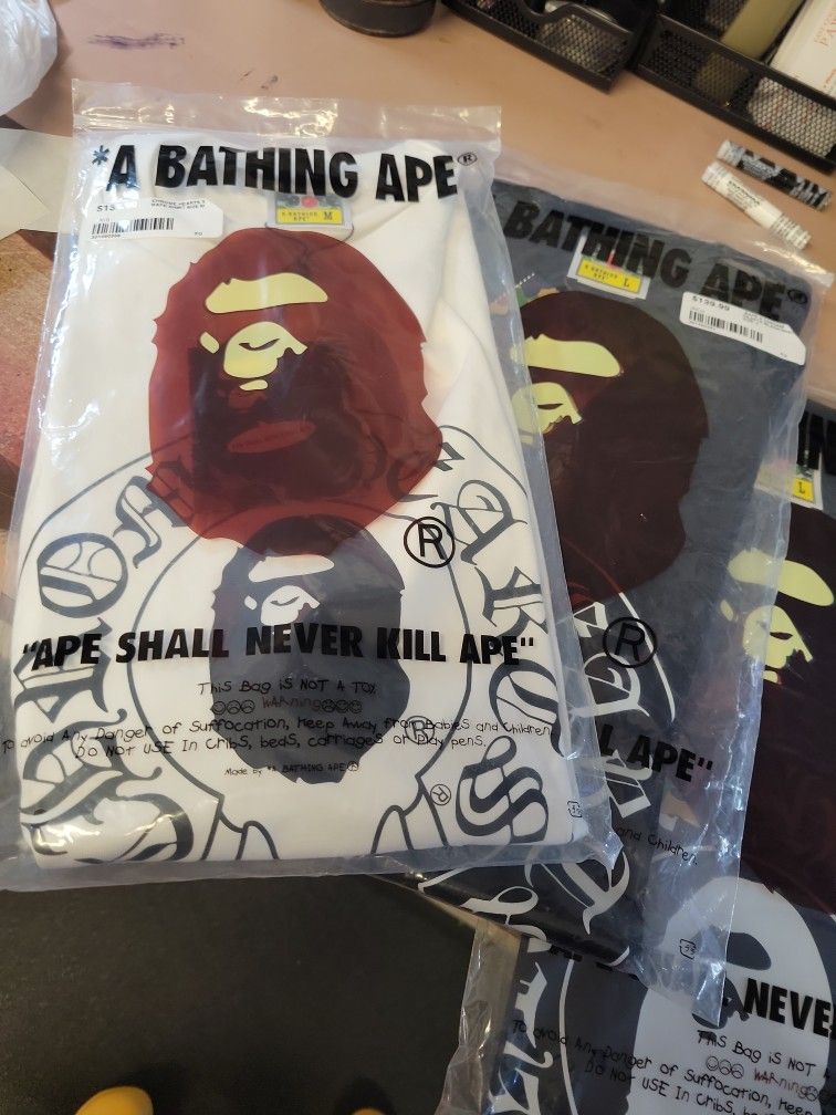 Bape X Chrome Hearts Shirts