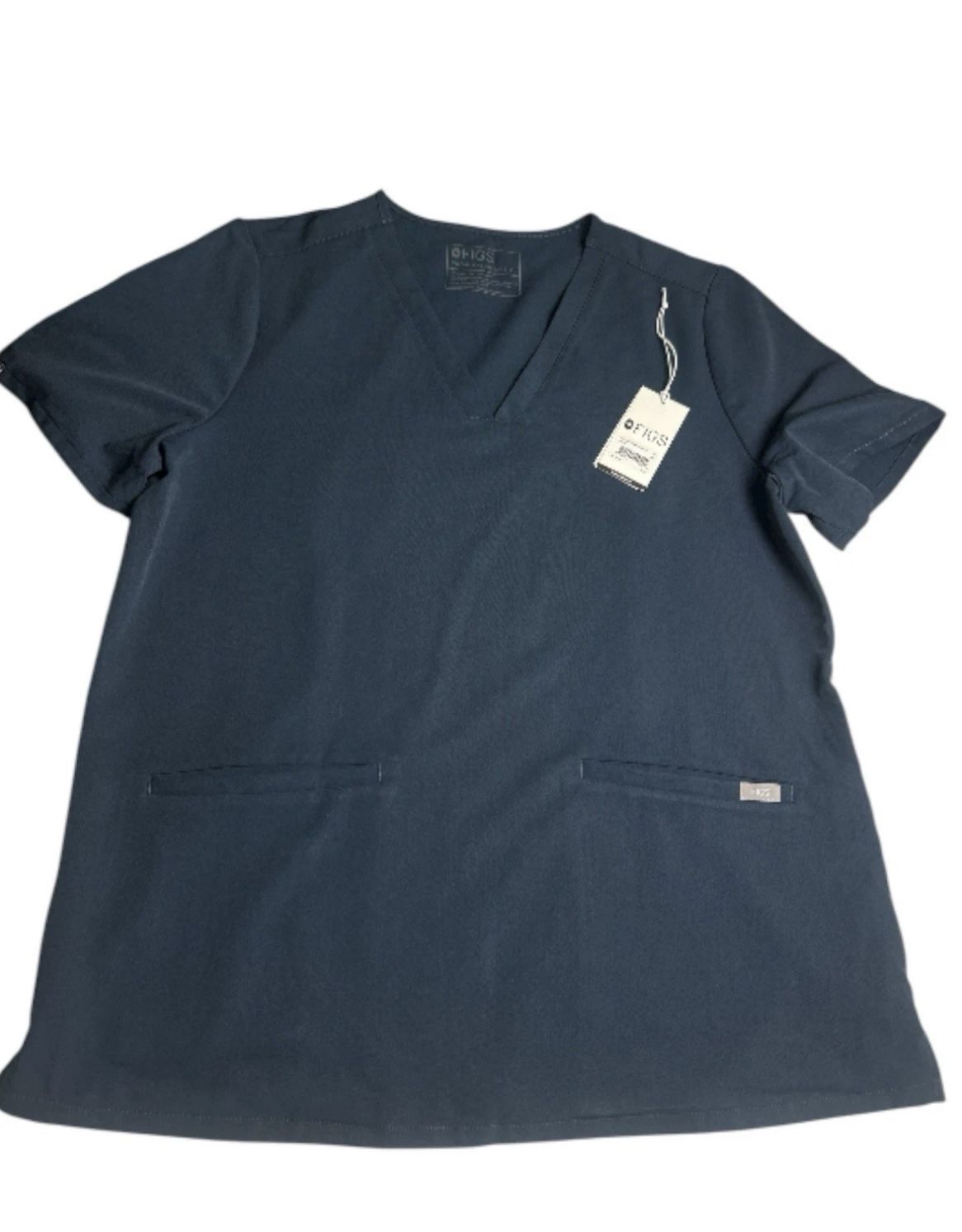 FIGS Casma Three-Pocket Scrub Top XL Dark Harbor Blue Technical Collection NWT FW1100