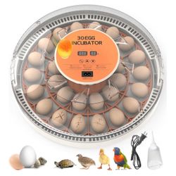 NEW 30 Egg Incubator With Candling And Humidity 