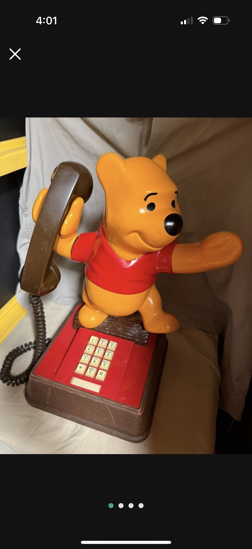 Vintage Winnie the Pooh Phone