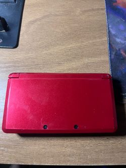 Nintendo 3DS Flame Red, 32GB & 200+ Games, with Charger