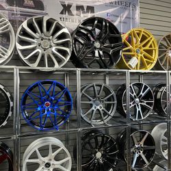 17x7.5 Wheels And Tires Set 