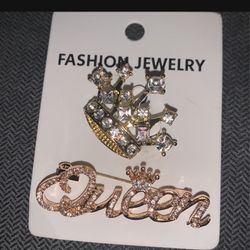 Royalty Brooches & Healing Stones Bobby Pins