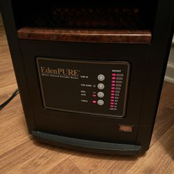 EdenPURE Gen4 A4643/RTL Quartz Infrared Portable Heater 1500 Watt w/ Remote