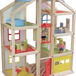Melissa & Doug Hi-Rise wooden dollhouse. Brand new in box