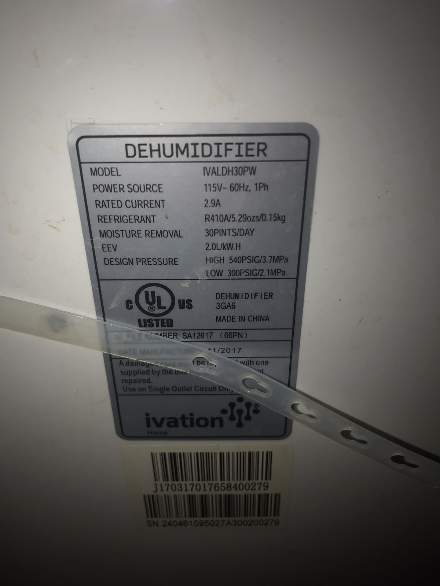 Nice humidifier only $60 firm