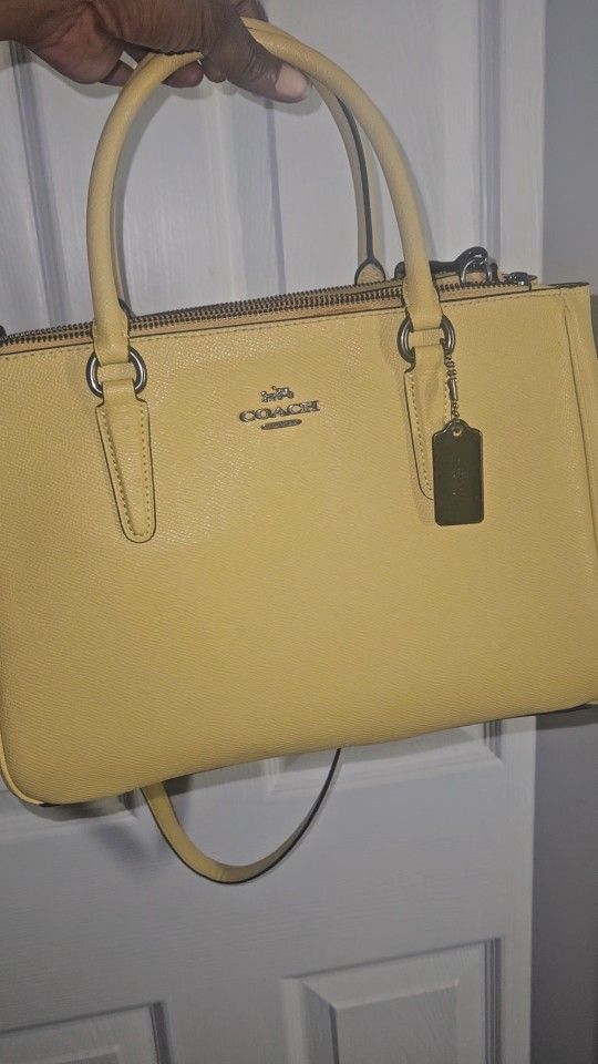 Mustard Coach Bag