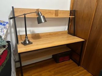 Computer Desk with Book Storage