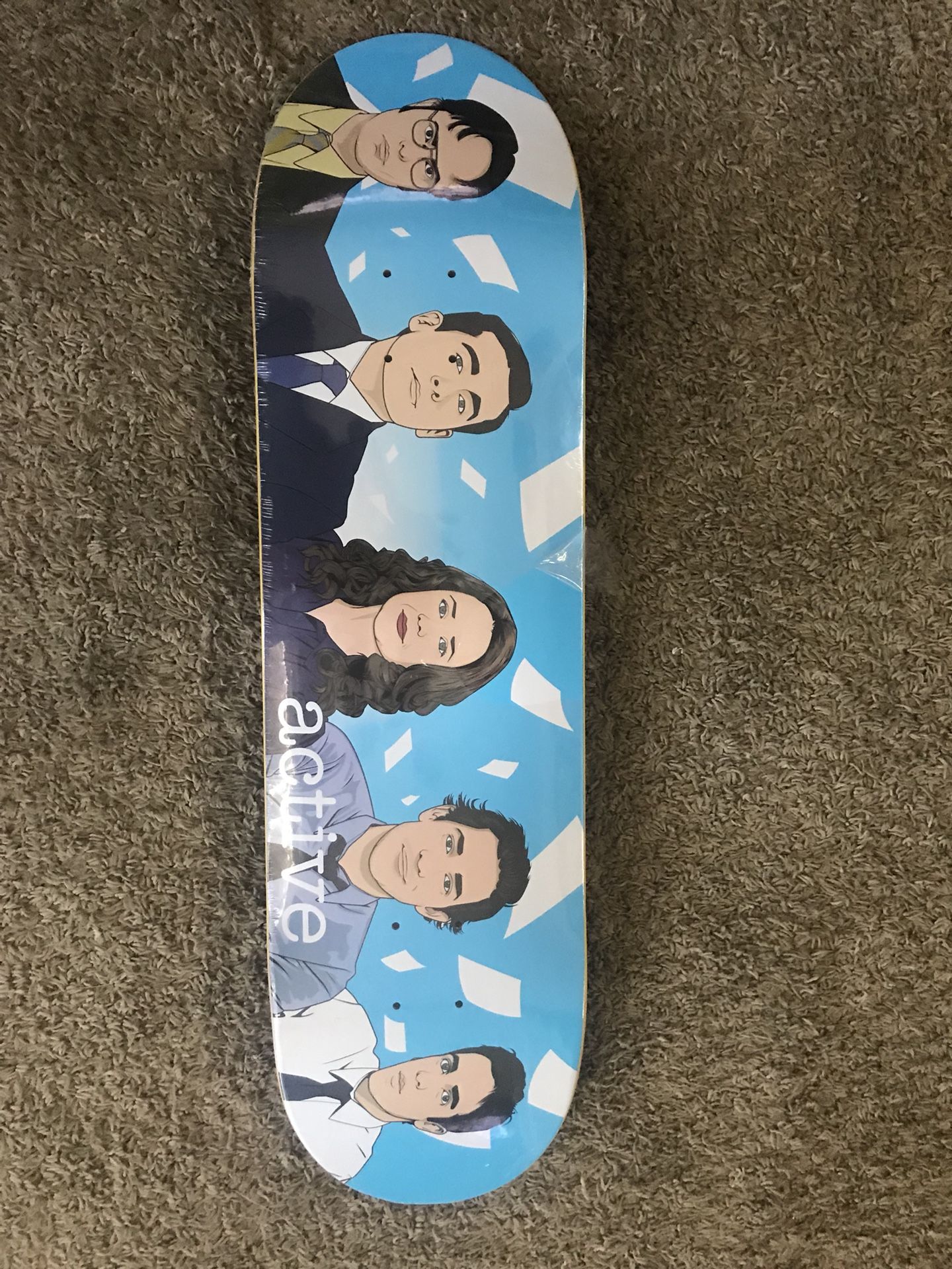 “The office “ skate deck limited edition size 8.5 brand new in plastic