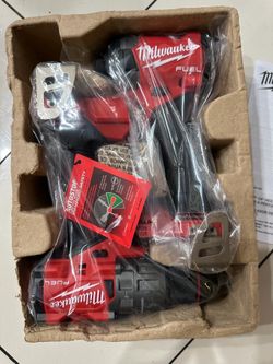 Brand new Milwaukee m18 fuel hex impact and drill Tools only.