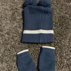 Baby Hat And Mitten Set 
