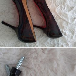 Christian Louboutin Pro-rata 90 Patent Heels 