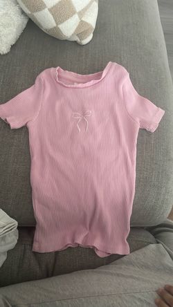 Girls bow shirt
